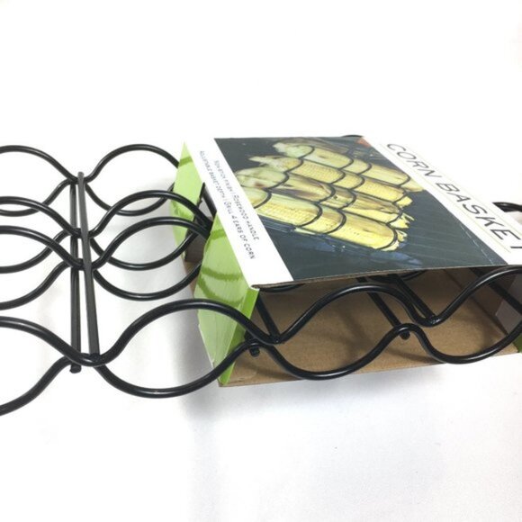 BBQ Four Ears of corn Charcoal Grill Holder NWT NOS - Picture 2 of 10